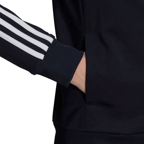 Adidas Warm-Up Tricot Slim 3-Stripes Track Jacket Navy XS - Picture 5 of 9
